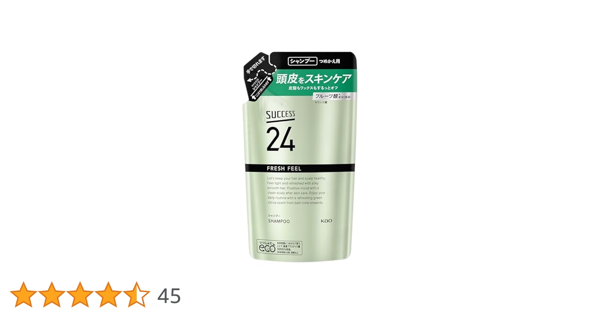 Amazon | サクセス24 フレッシュフィールシャンプー つめかえ